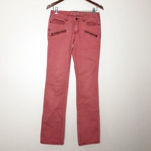 Anthropologie Pilcro and the Letterpress womens cargo jeans Pink size 27